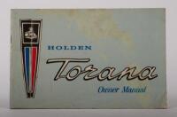 TORANA: A 1967 Holden Torana owner&nbsp;manual