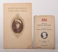 ENGLISH ROYALTY: Two pieces of literature relating to English Royalty