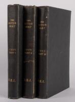 THE MOTOR BOAT: Three hardcover books, 'The Motor Boat'