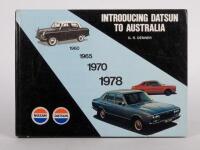 DATSUN: 'Introducing Datsun to Australia by R.G. Denner', hardcover book, with personal message & signature from the author