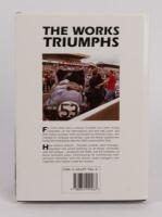 TRIUMPH: 'The Works Triumphs - 50 Years In Motorsport&nbsp;by Graham Robson', hardcover book, with signature from Barry Lake, published 1993 - 3
