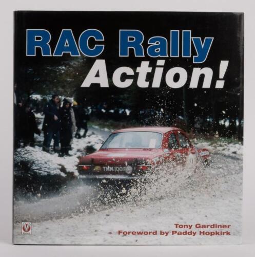 RALLY CARS: 'RAC Rally Action! by Tony Gardiner', hardcover book, published 2005