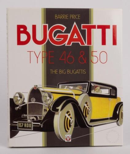 BUGATTI: 'Bugatti Type 46 & 50 - The Big Bugattis by Barrie Price', hardcover book, published 1995