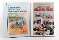 AUSTRALIAN GRAND PRIX: Two hardcover books relating to Australian Grand Prix events