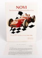 NOVI: 'Novi - The Legendary Indianapolis Race Car - Volume One: The Welch Years (1941-1960) by George Peters & Henri Greuter, softcover book