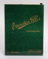 VANDEN PLAS: 'Vanden Plas COACHBUILDERS' hardcover book by Brian Smith