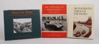 MOTOR RACING: Three hardcover books related to motor racing