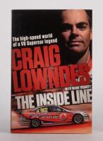CRAIG LOWNDES: ''The Inside Lane - Craig Lowndes - The High Speed World of a Supercar Legend- with Mark Fogarty', signed by both Craig Lowndes and also the author