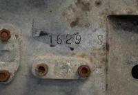 DELAGE: A circa 1920s Delage&nbsp;DMN&nbsp;engine case, sump and cam cover, stamped '1629 s' - 4