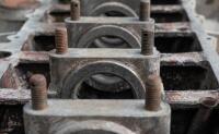 DELAGE: A circa 1920s Delage&nbsp;DMN&nbsp;engine case, sump and cam cover, stamped '1629 s' - 7