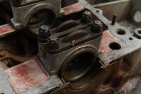 DELAGE: A circa 1920s Delage&nbsp;DMN&nbsp;six&nbsp;cylinder engine case, sump and cam cover, stamped '1066' - 4