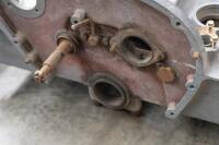 DELAGE: A circa 1920s Delage&nbsp;DMN&nbsp;six&nbsp;cylinder engine case, sump and cam cover, stamped '1066' - 8
