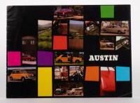 AUSTIN: A 1971 Leyland Austin Mini 10 page sales brochure covering the Austin Mini model range
