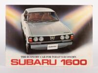 SUBARU: A 1977 Subaru 1600, six page sales brochure covering all 1600 model variants
