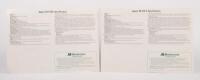 JAGUAR: Two single page 1982 Jaguar XJ-S H.E sales leaflets - 2