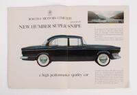 HUMBER: A group of three Humber Super Snipe and Humber Imperial sales brochures - 4