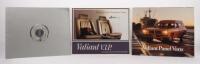 VALIANT: Three Valiant&nbsp;sales brochures including a 1970's 'Valiant Panel Vans'&nbsp;sales brochure, 3&nbsp;page fold out, a Chrysler 'SE' sales brochure, 6&nbsp;page, double sided brochure,&nbsp;a 1960's&nbsp;'Valiant V.I.P.' sales brochure, 11 pages with smudged signature on cov