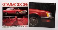 HOLDEN COMMODORE SL/E: Two Holden Commodore&nbsp;sales brochures