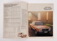 FORD CARS: Four&nbsp;Ford&nbsp;catalogues&nbsp;including a September 1977, January 1978,&nbsp;November 1978 and October 1979, 63 pages&nbsp; - 3