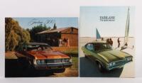 FAIRLANE: Two Ford Fairlanes&nbsp;sales brochures