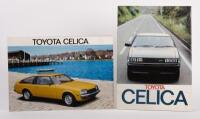 TOYOTA: Toyota&nbsp;sales brochure&nbsp;including two&nbsp;80s 'Toyota Celica', 10&nbsp;pages and a 6 page sales brochures
