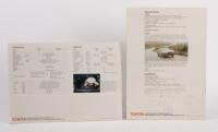 TOYOTA: Toyota&nbsp;sales brochure&nbsp;including two&nbsp;80s 'Toyota Celica', 10&nbsp;pages and a 6 page sales brochures - 4
