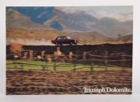 TRIUMPH: A&nbsp;Triumph sales brochure&nbsp;including a&nbsp;1970s&nbsp;'Triumph Dolomite' sales brochure, 14&nbsp;pages&nbsp;
