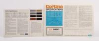 FORD: Two&nbsp;Ford Cortina sales brochures including a&nbsp;1969&nbsp;'Cortina: The Active Car For The Young Heart' and a 1963&nbsp;'Cortina - Drives Like Fun! Saves Like Crazy' sales brochure - 4