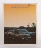 MAZDA: A&nbsp;Mazda&nbsp;sales brochure&nbsp;including a&nbsp;1973&nbsp;'Mazda 929 Hardtop Sedan The First Class Experience' sales&nbsp;brochure