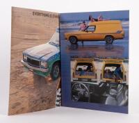 SANDMAN: A Holden Sandman sales brochure&nbsp;including a&nbsp;1977&nbsp;'Go Where The Neon Turns To Surf - Sandman' sales brochure - 2