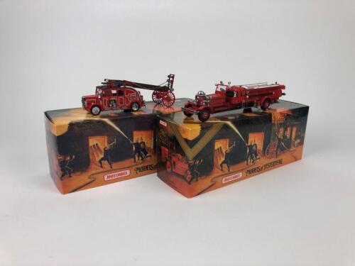 MATCHBOX: Two Models of Yesteryear 'Fire Engine Series' models. Special Edition 1930 Ahrens-Fox