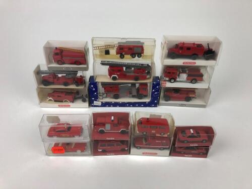 1:87 MODELS: A collection of 1:87 scale fire emergency models by various model manufacturers