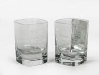 ROLLS-ROYCE: A pair of Rolls-Royce Club themed shot glasses
