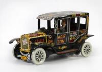 MARX: A c1960s Marx toy USA wind up&nbsp;'Jalopy Car' tin toy, 18cm long
