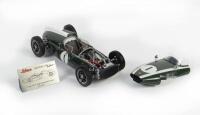 COOPER: A 1:18 scale limited edition (236/2000) Schuco Cooper T53 #1 Sieger Great Britain GP 1960 model with plaque, no box