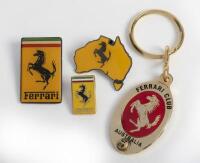 FERRARI: A group of four small Ferrari related items