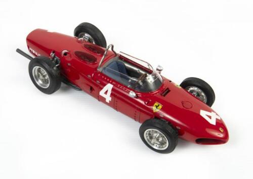 FERRARI: A highly detailed CMC 1:18 scale 1961 Ferrari Dino 156, "Sharknose' car #4, with opening engine cover, engine detail, steerable wheels etc, unboxed