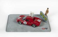250 LM: An excellent limited edition (555/2000) Best Model Diorama featuring the Ferrari 250 LM of Le Mans 1964 of Dumay/Langlois
