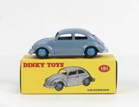 VOLKSWAGEN: A reproduction Dinky Toys by Mattel No.181 Volkswagen Beetle with&nbsp;box