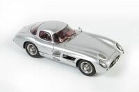 MERCEDES: A highly detailed, CMC models, 1:18 scale, 1955 Mercedes Benz 300SLR 'Gullwing', with opening parts, red interior