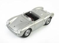PORSCHE: A Maisto, 1:18 scale, 1955 Porsche 500 A Spyder, with opening parts