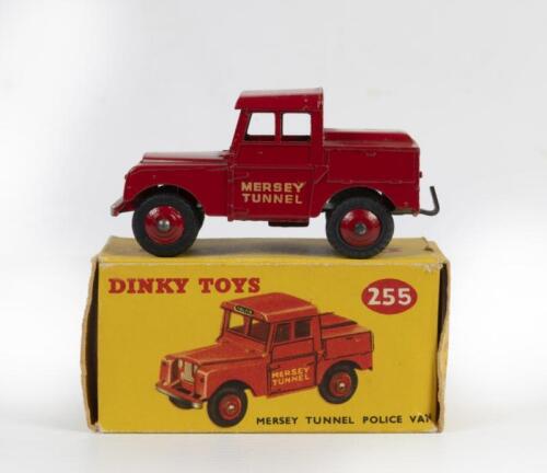 DINKY TOYS: An original Dinky Toys No.255 Mersey Tunnel Police Van Landrover with original box