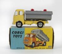 CORGI TOYS: An original Corgi Toys No.460 Neville Cement Tipper Body on E.R.F. Chassis with original box and Corgi Model Club pamphlet