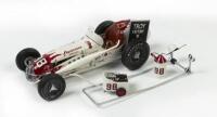 AGAJANIAN SPECIAL: A 1:18 scale Franklin Mint Precision Models 1952 Indianapolis&nbsp;500 winning car 'Agajanian Special' as driven by Troy Ruttan, model includes accessories,&nbsp;battery trolley, oil drum, helmet & googles
