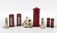 STREET ITEMS: A collection of model street items mostly by Dinky Toys