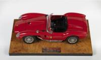 FERRARI: A 1957 Ferrari Testa Rossa, 1:18 scale model presented fixed to base and used as an award for 'Best Restoration for 1994' at the 21st Australian Ferrari Rally in Canberra