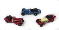 ALFA ROMEO 8C: Three 1:43 scale Alfa Romeo 8C models all believed to be manufactured by Ixo