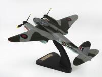 MOSQUITO DZ360: A solid wood model of a&nbsp;De Havilland Mosquito DZ360 Royal Air Force plane, 47.5cm wingspan - 2
