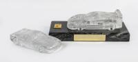 FERRARI: Two approximate 1:24 scale crystal Ferrari models including a Testarossa and an F40&nbsp;&nbsp;
