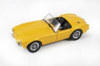 AC: A 1:18 scale Exoto&nbsp;No.18123 1962 AC Cobra 260&nbsp;in pearl yellow, features opening doors, boot and bonnet